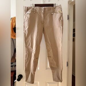 Equine Couture Blakely Knee Patch Show Breeches in Safari